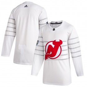 New Jersey Devils Blank Weiß Adidas 2020 NHL All-Star Trikot Authentic - Herren